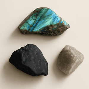 Adăugați 3 pietre pentru o protecție impenetrabilă - Labradorit, Shungit și Cuarț fumuriu